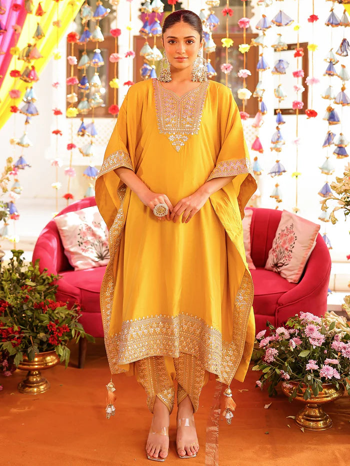 Yellow Kaftan Set