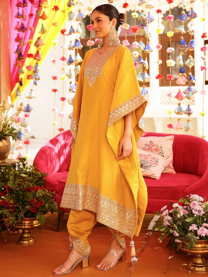 Yellow Kaftan Set