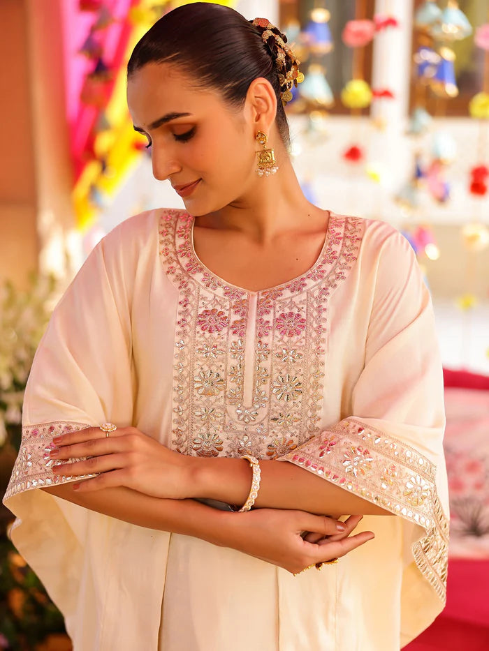 Ivory Kaftan Set