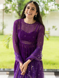 Viyanka Meher Purple Georgette Anarkali