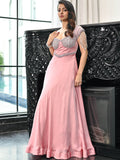 Pink Crystal Couture Gown