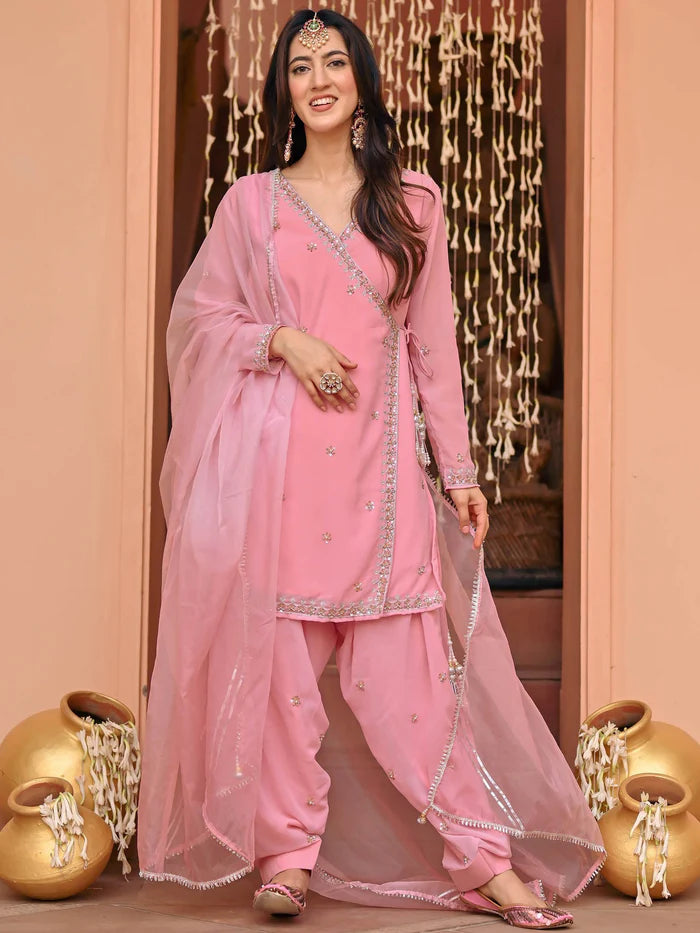 Viyanka Blush Élan Patiala Ensemble