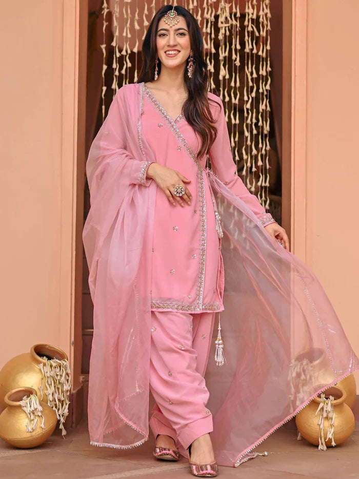 Viyanka Blush Élan Patiala Ensemble