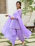 Viyanka Lavender Kurta Patiala Set