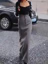 Korean Sleek Slit Skirt.webp