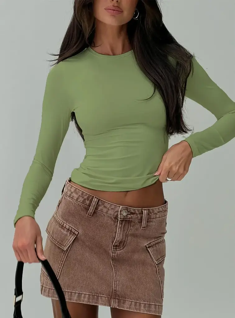 BodySnatch Fit Long Sleeve – Soft Olive Edition
