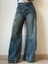 SeoulTint Vintage Wide-Leg Baggy Jeans