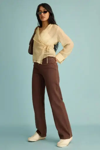 Cocoa Drift Straight Jeans