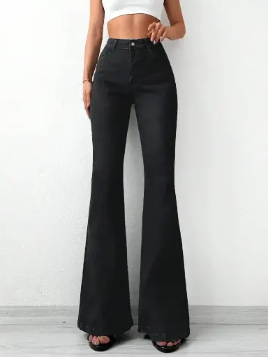 SculptFlare Black Bootcut Jeans